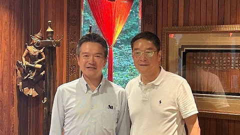 蔡建新總經理與4月1日到任的丸紅（上海）有限公司董事長、總經理米谷陽一先生會面